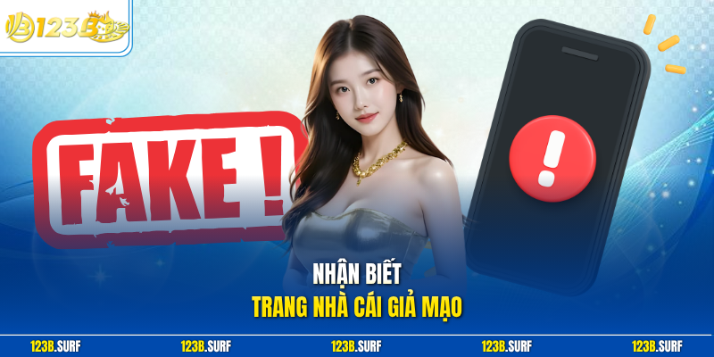 Nhận biết trang nhà cái giả mạo