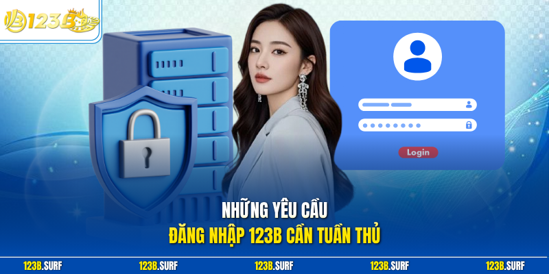 Những yêu cầu đăng nhập 123B cần tuần thủ